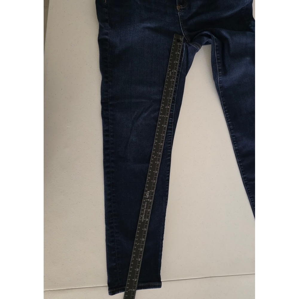 LOFT Curvy Skinny High Rise Dark Wash Jeans Women's Size 29/ 8 Casual Classic - Picture 10 of 11